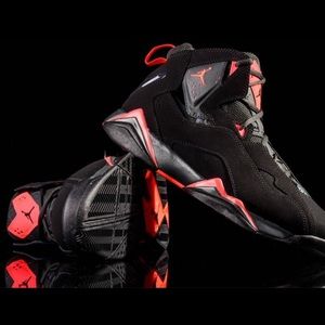 nike air jordan true flight black infrared 23